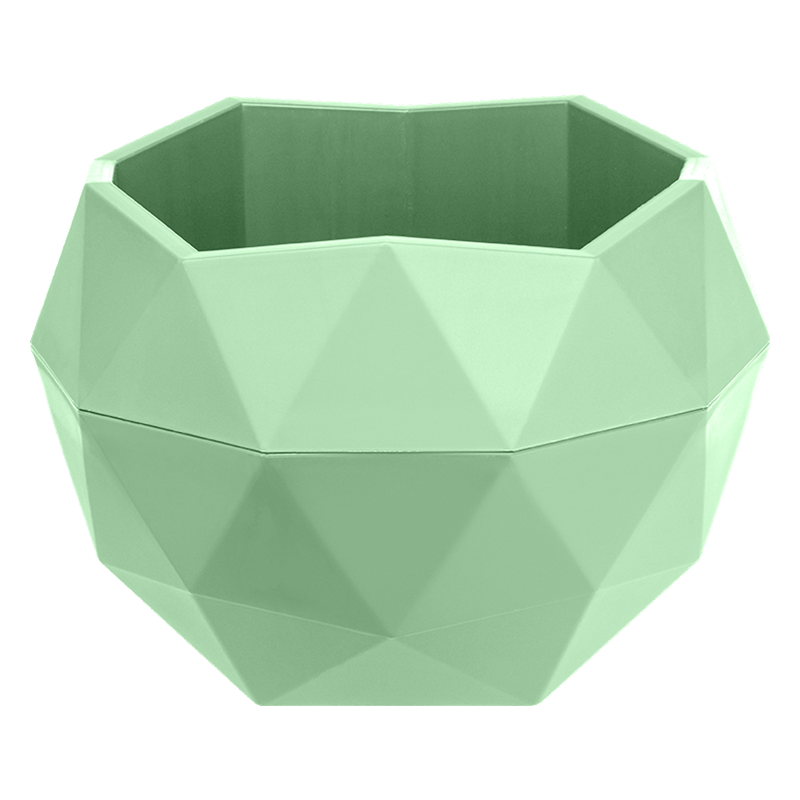 Изображение товара Кашпо "Топаз" (0,45л.) Цв. Мята (Арт. КШ-9118)