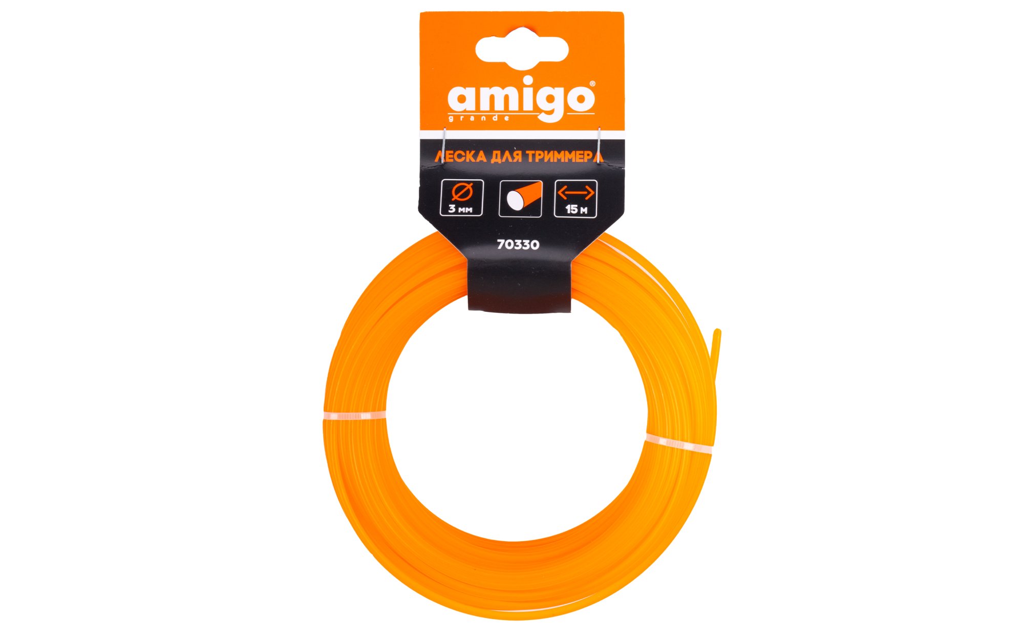 Изображение товара Леска для триммера Amigo Круг 3,0 мм 15 м