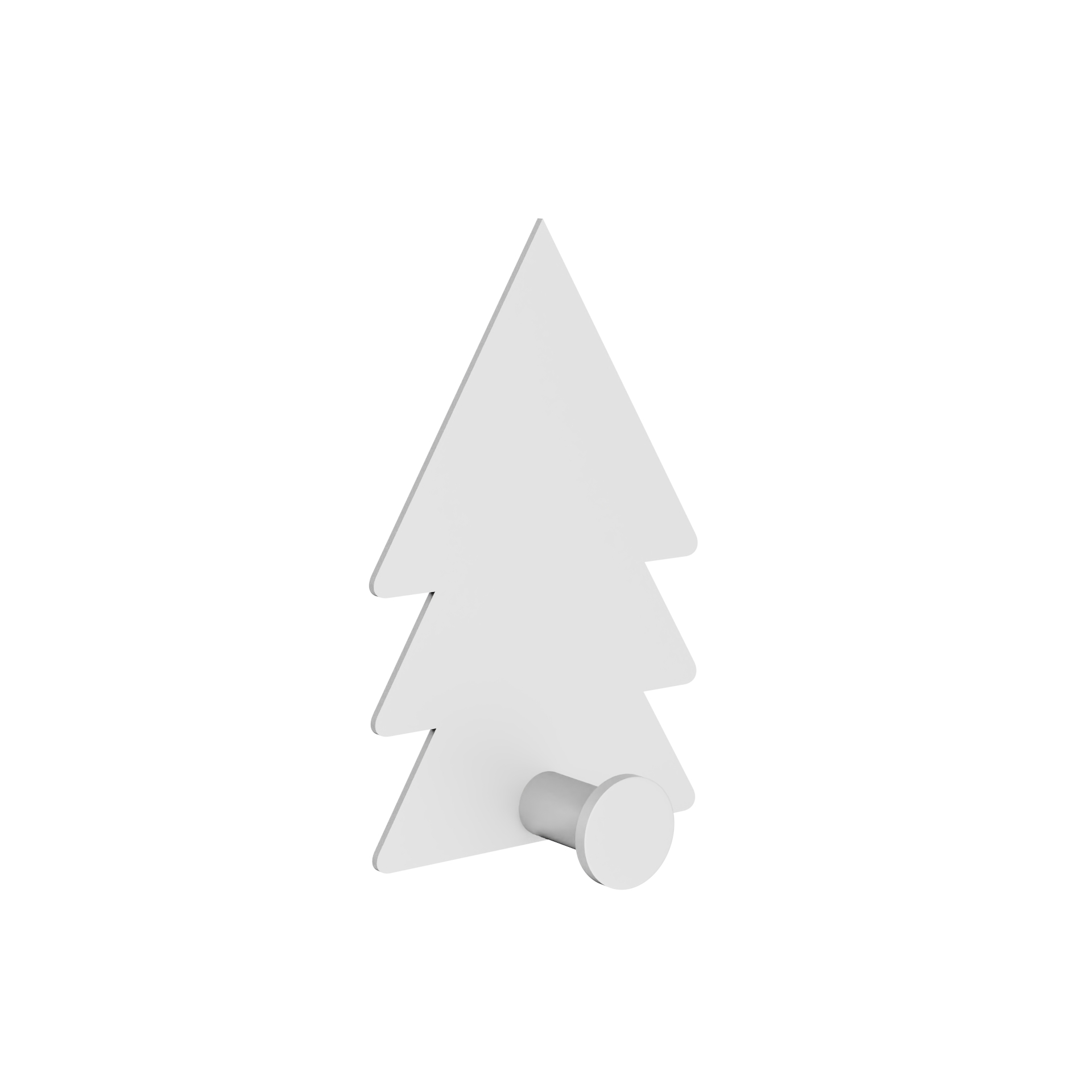 Изображение товара Крючок из нержавеющей стали FOREST белый на липкой ленте