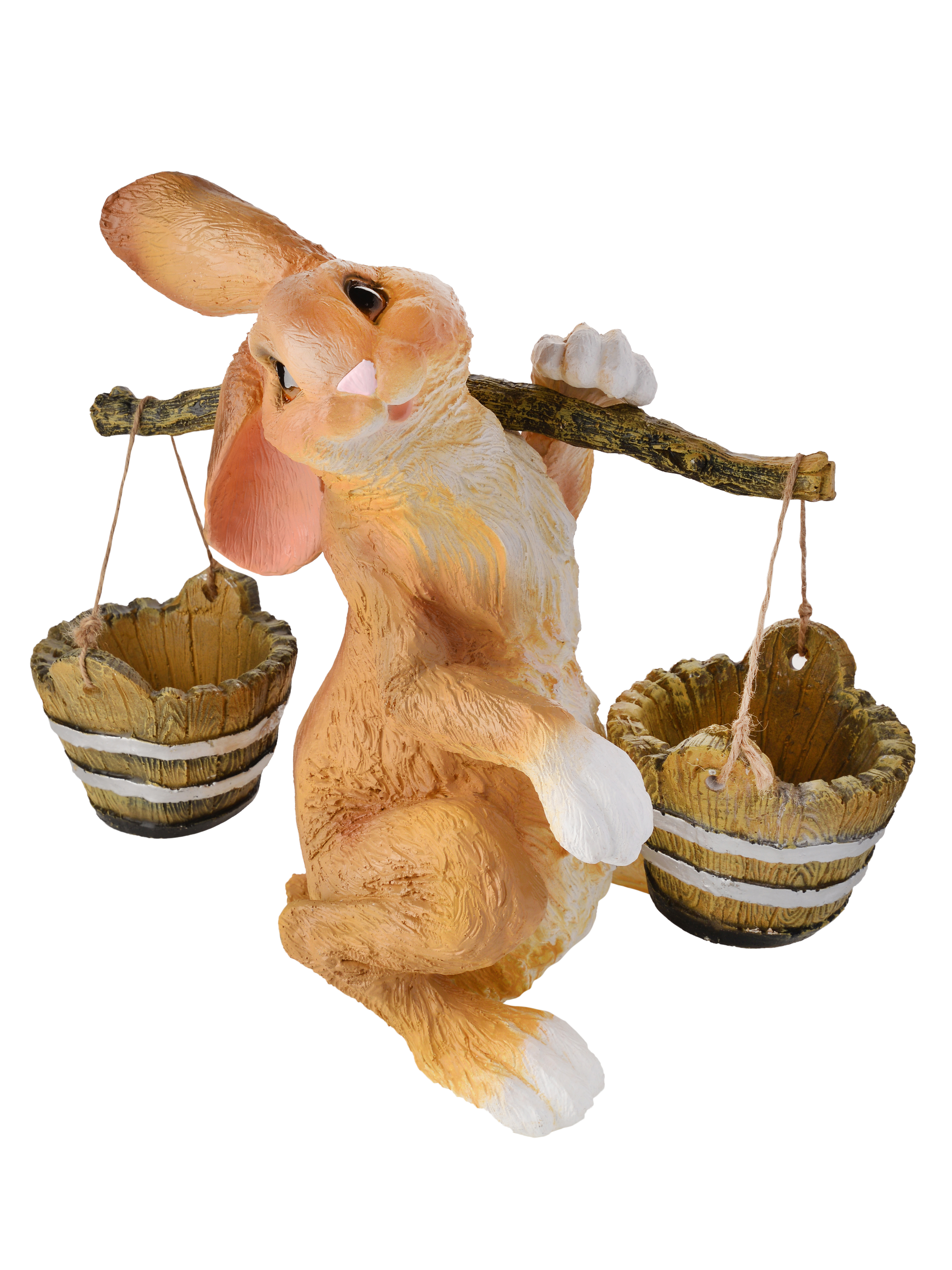 Изображение товара Заяц с коромыслом, размер 35*35*25 см