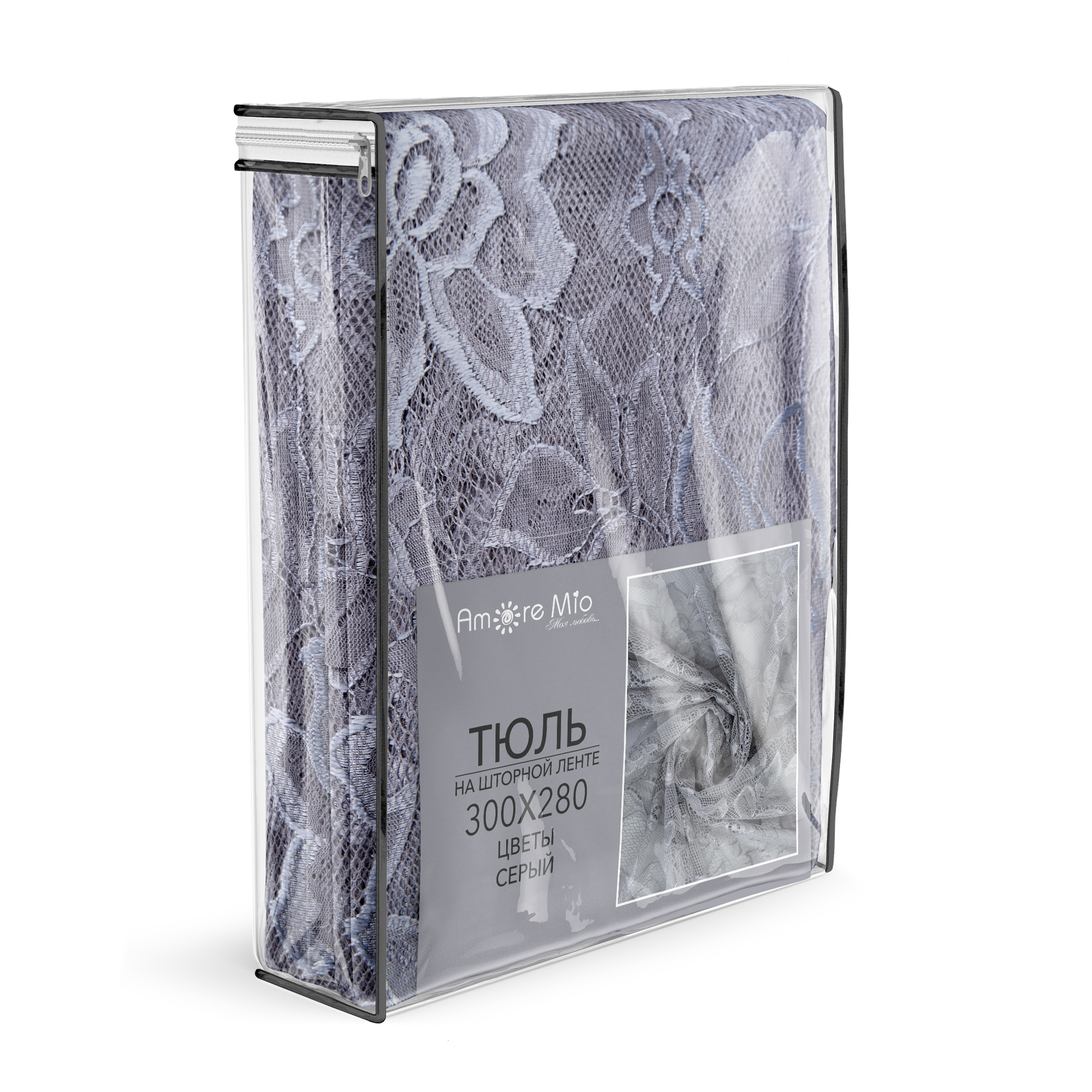 Изображение товара Тюль Вышивка 300х260см Amore Mio для гостиной и спальни