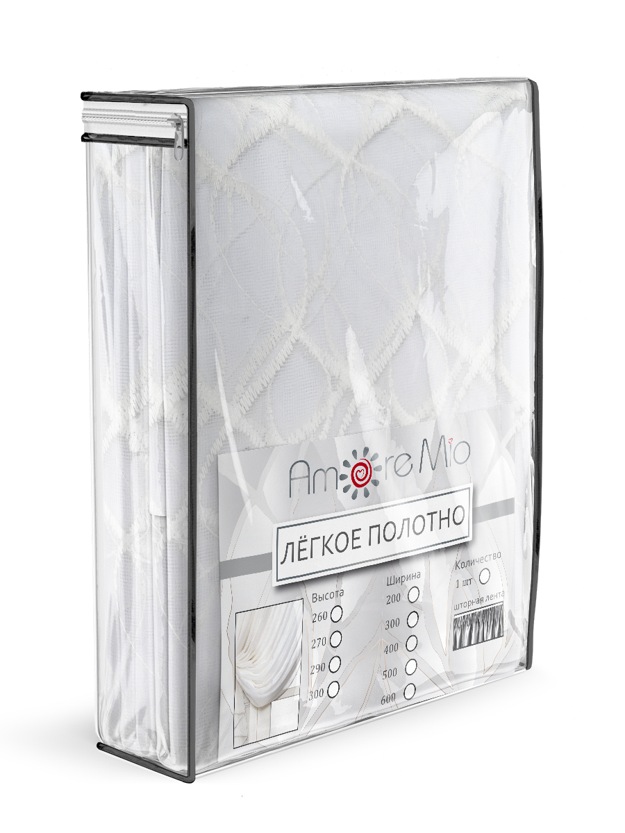 Изображение товара Тюль Вышивка 300*260см Amore Mio,цв.шампань