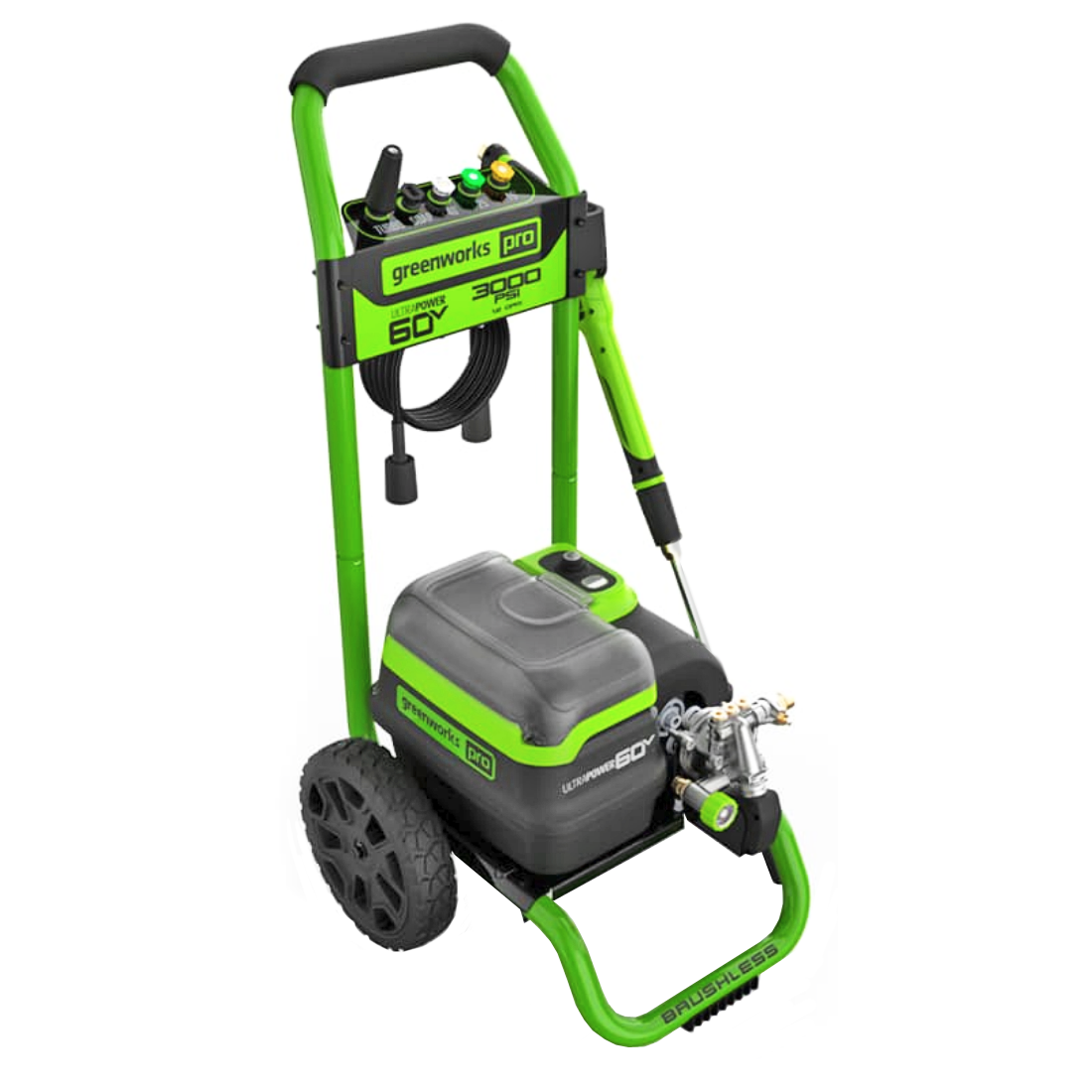 Изображение товара Аккумуляторная моечная станция Greenworks GDP60DP 250 бар 60В