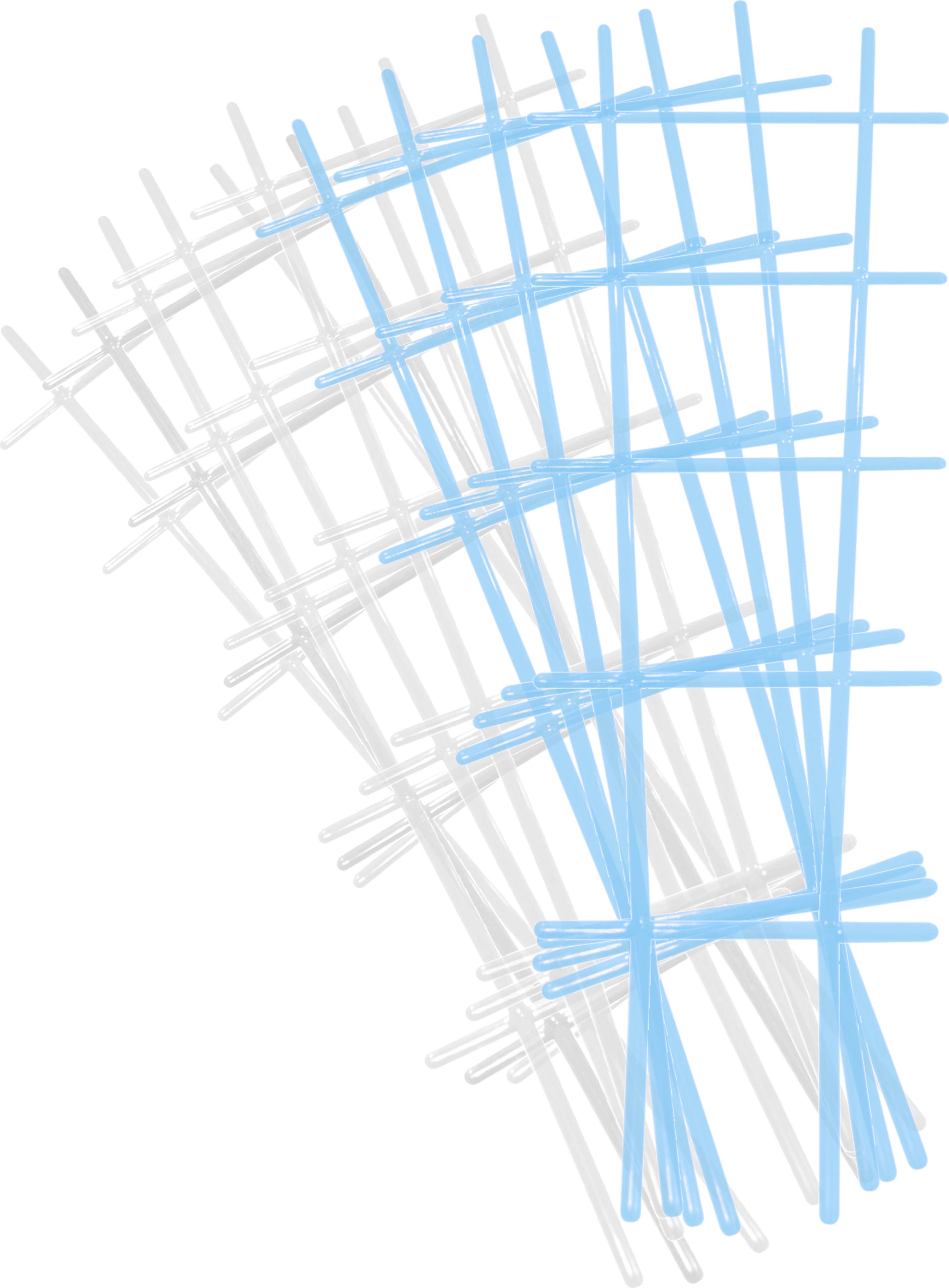 Изображение товара Опора для растений InGreen коллекция easy care микс 500Х180Х4 пластиковая