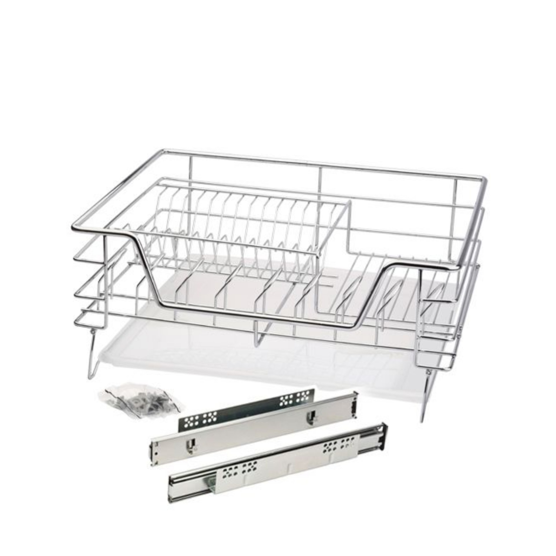 Изображение товара Посудосушитель в нижнюю базу ALBA 600 мм, хром, металл, 567x425x175 мм