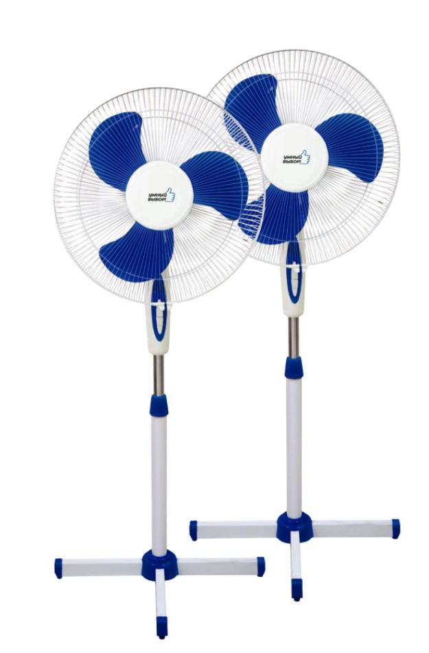 Изображение товара Вентилятор осевой Умный выбор УВО-A16М-С-2 напольный мощный 3 скорости регулировка