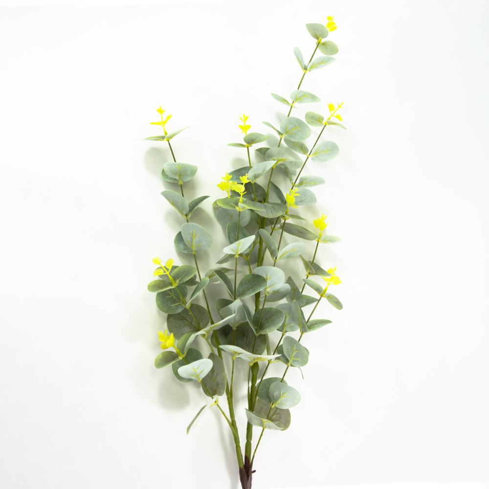 Изображение товара Ветка эвкалипта 90см светло-зеленое искусственное растение