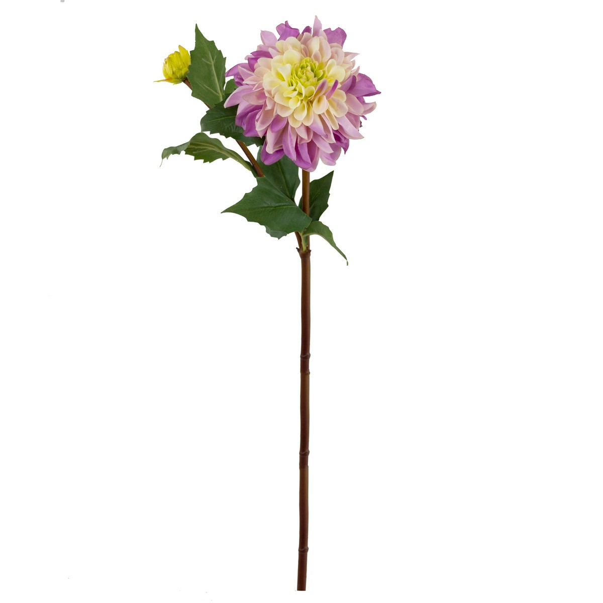 Изображение товара Искусственный георгин 60см сиреневый для интерьера и декора