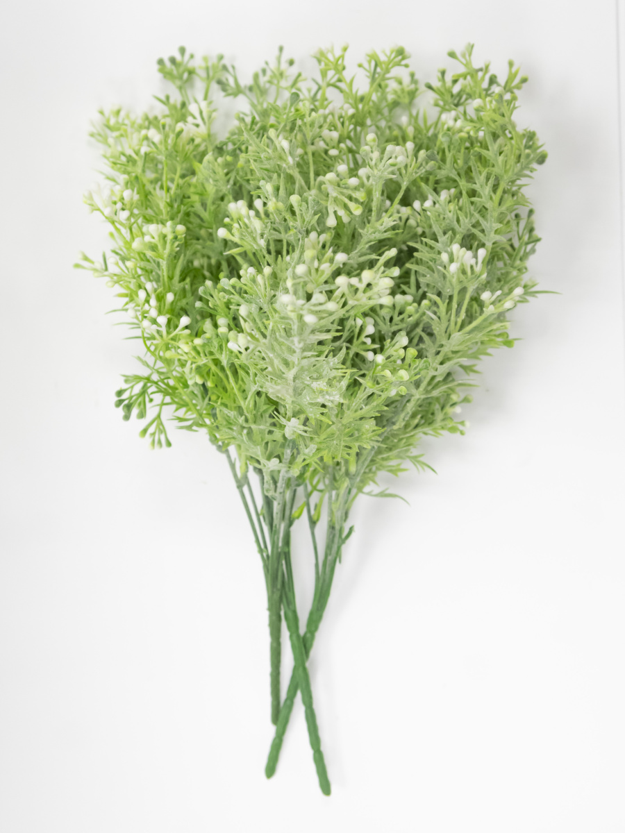 Изображение товара Зелень с ягодами на вставке, 34см, белый