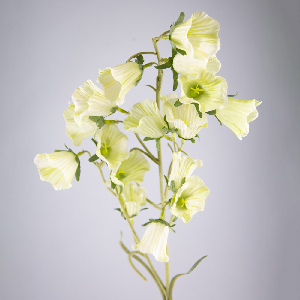 Изображение товара Декоративный искусственный колокольчик 77см белый для интерьера и мероприятий