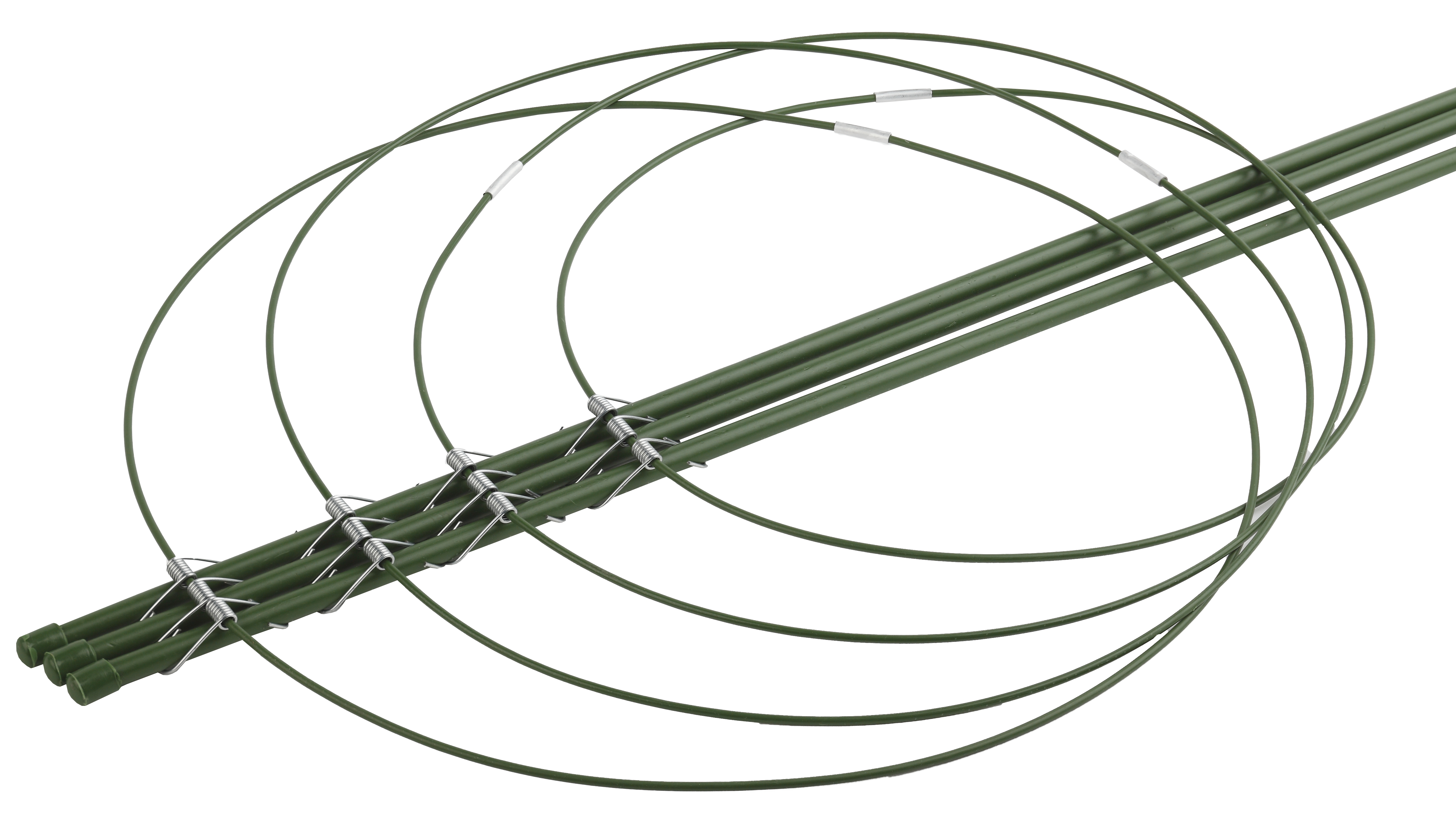 Изображение товара Поддержка для цветов 4 кольца 1,2м GREEN APPLE GFS-4-120