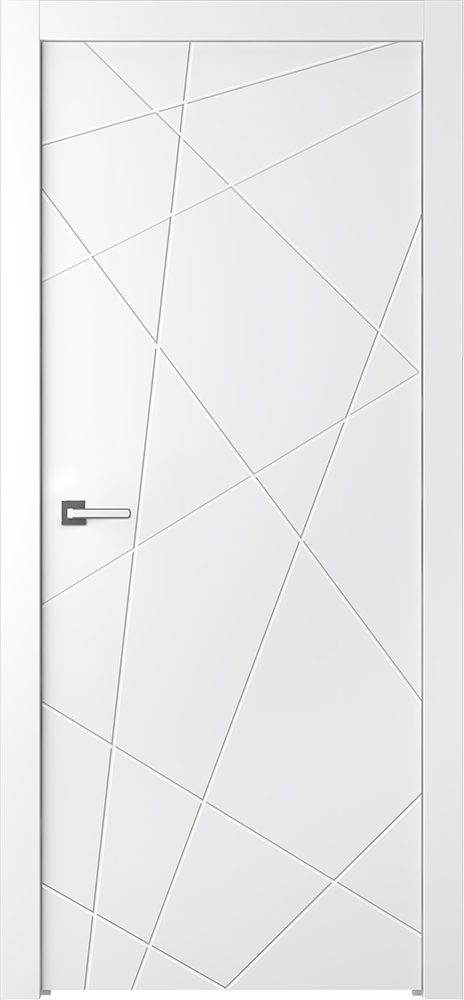 Изображение товара Межкомнатная дверь Belwooddoors Stripe Эмаль 2000х600 белая стильная