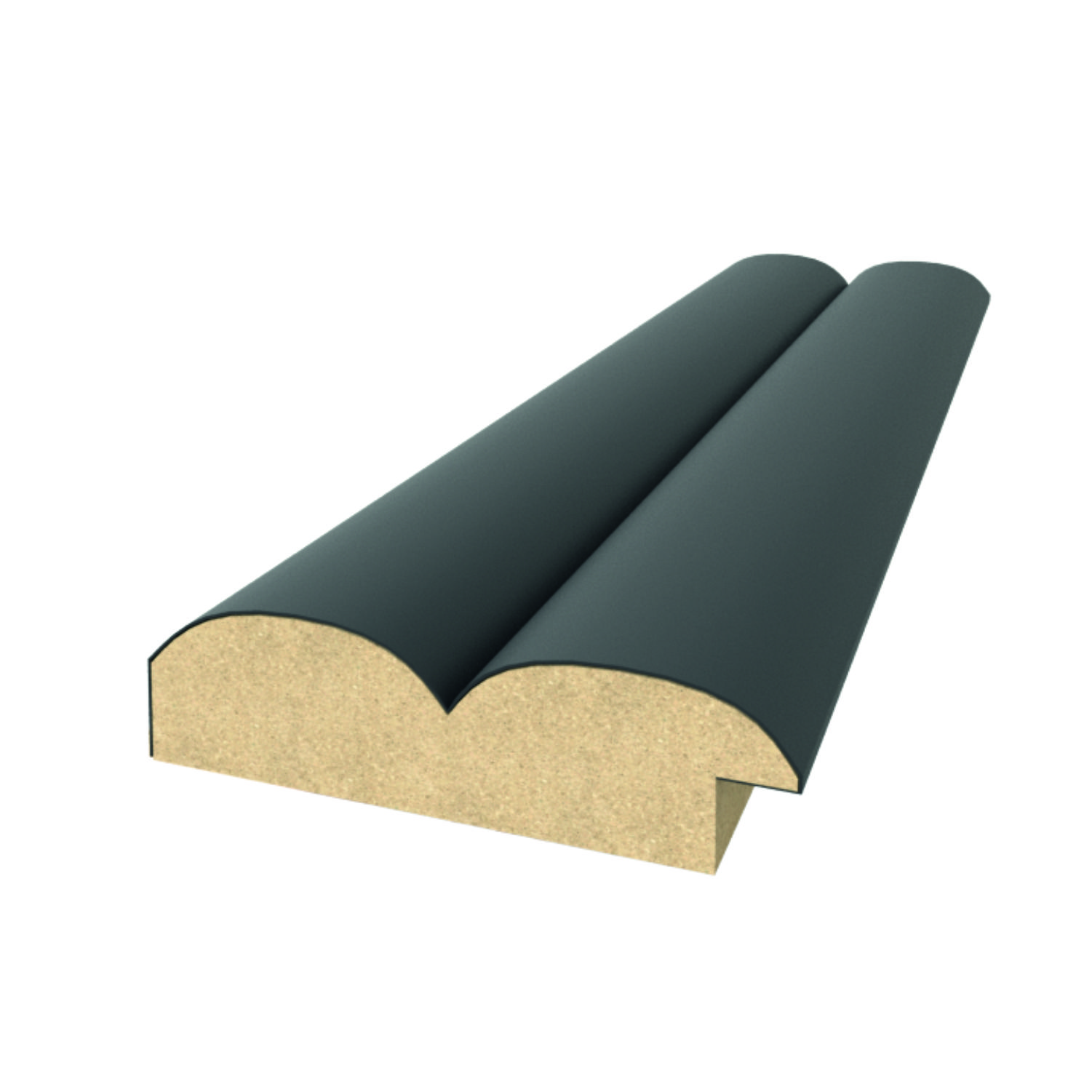 Изображение товара Профиль Старт-Финиш МДФ Stella Wave De Luxe Black Lead 2700x55x16 мм