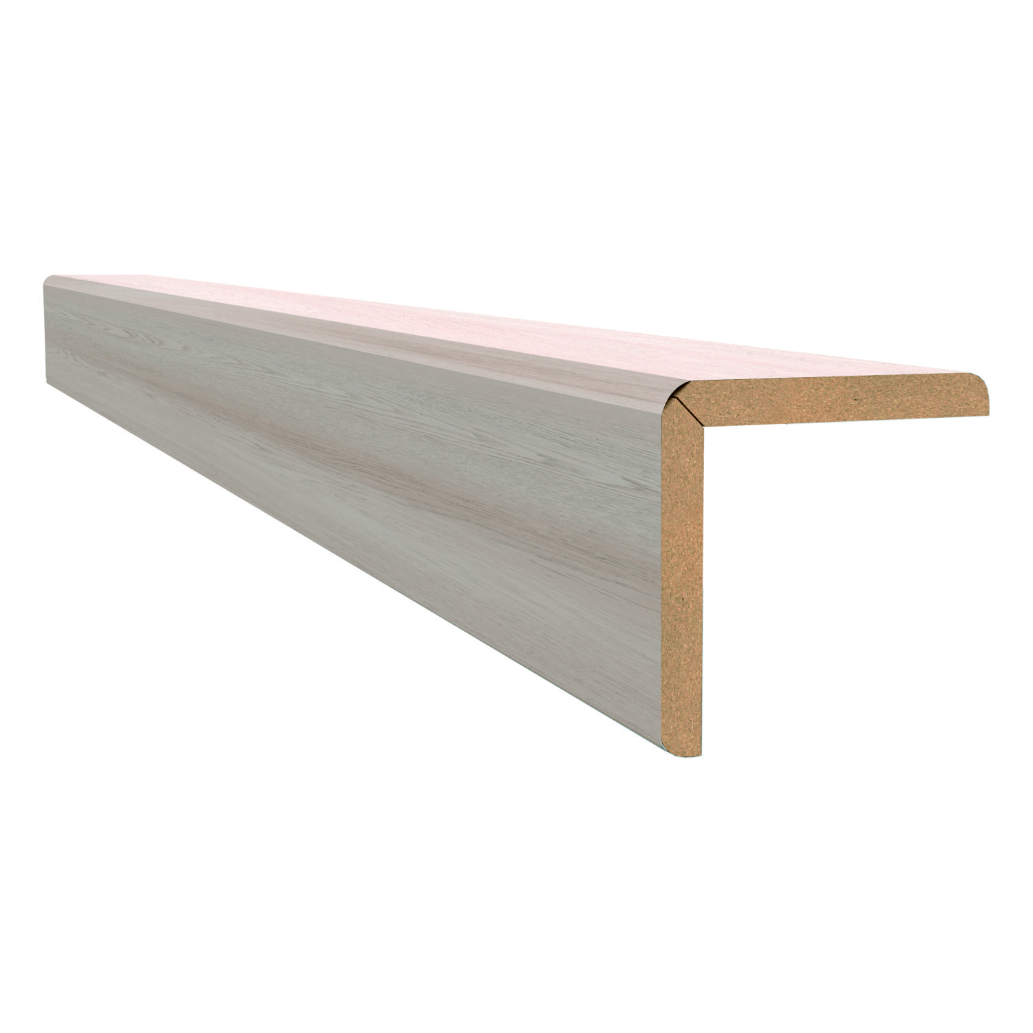 Изображение товара Угол универсальный МДФ Stella Light 2700*24*24 Ясень Айвори (10)