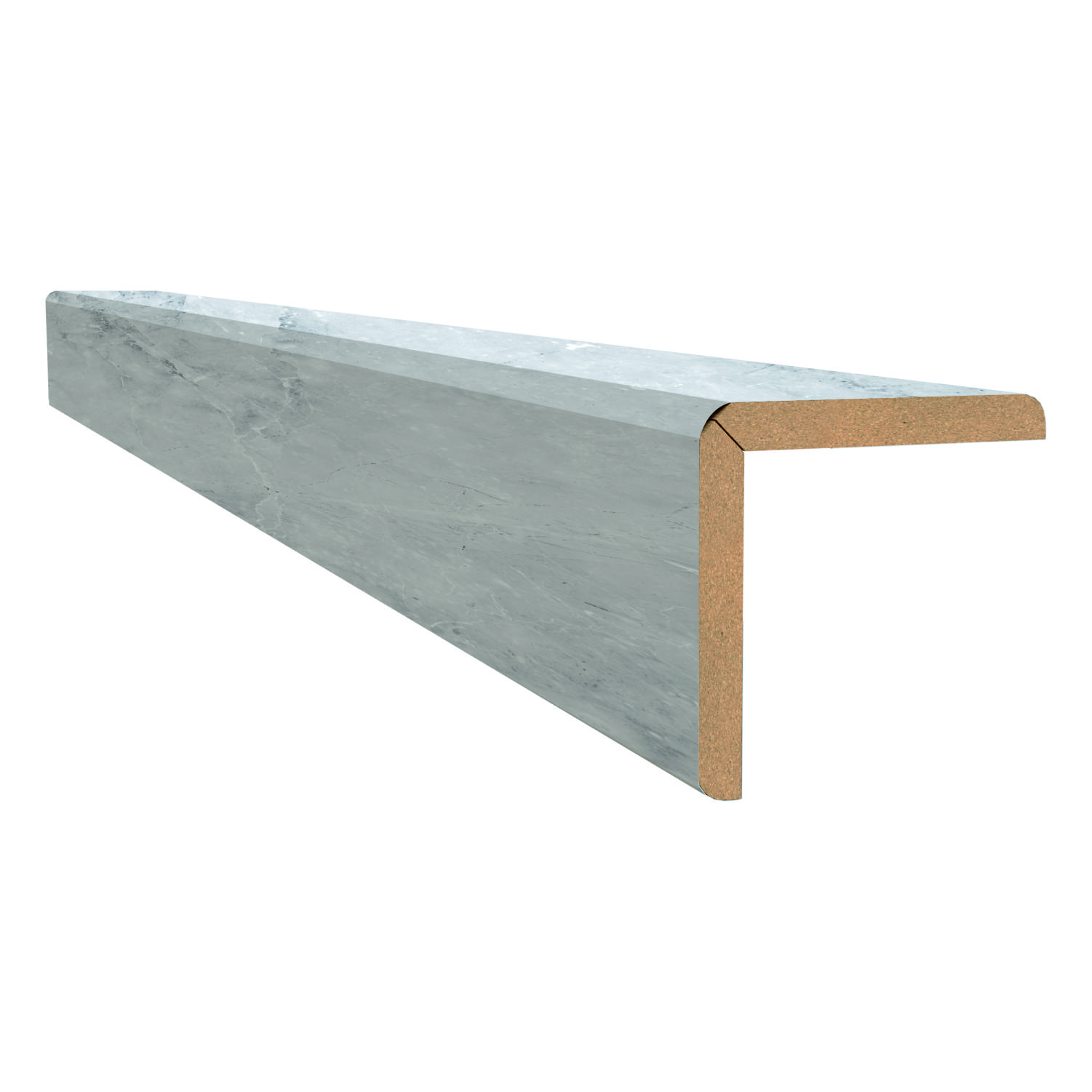 Изображение товара Угол универсальный МДФ Stella Premium 2700*24*24 Бетон Аляска