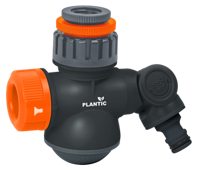 Изображение товара Штуцер для крана Plantic Light 1/2-3/4-1 с душем, полипропилен, Серый