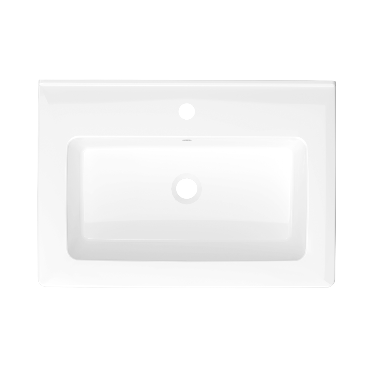 Изображение товара Раковина Артвин 60 из керамики современная установка на тумбу