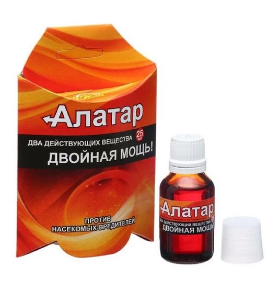 Изображение товара Алатар 25 мл двойная мощь инсектицид для обработки садовых растений