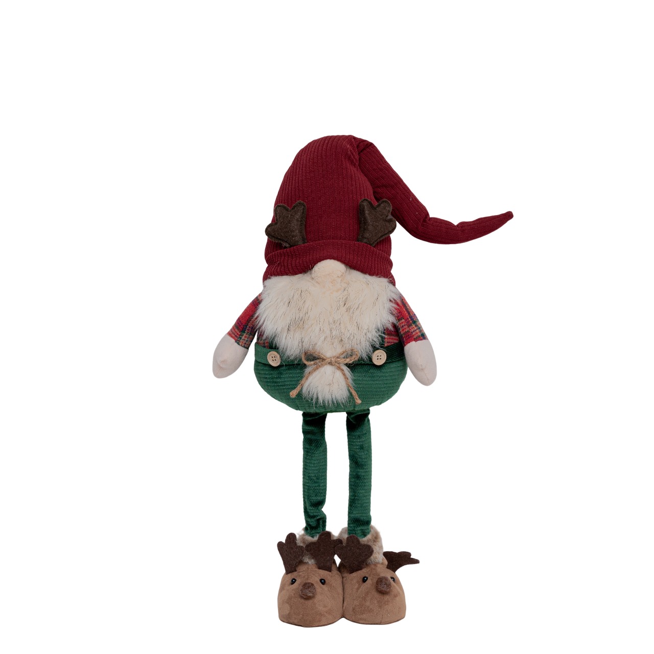 Изображение товара Новогодний декор Санта в красном колпаке 80 см для праздничного интерьера