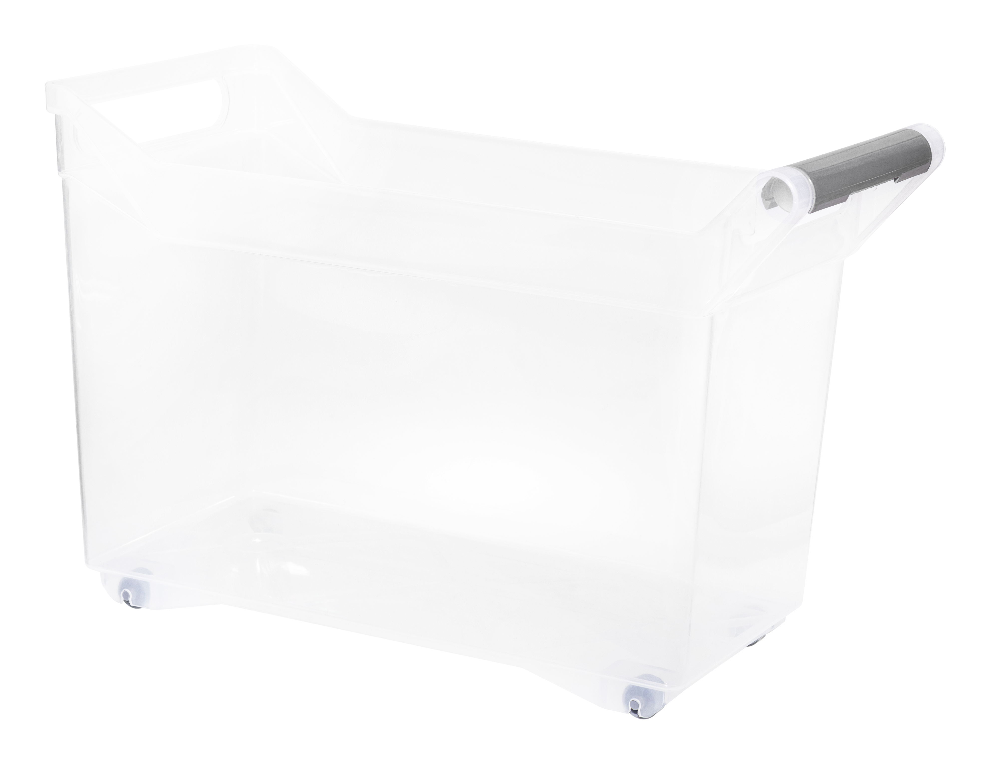 Изображение товара Органайзер с ручкой на колесах 10,5л для дома кухни и гаража из пищевого полипропилена