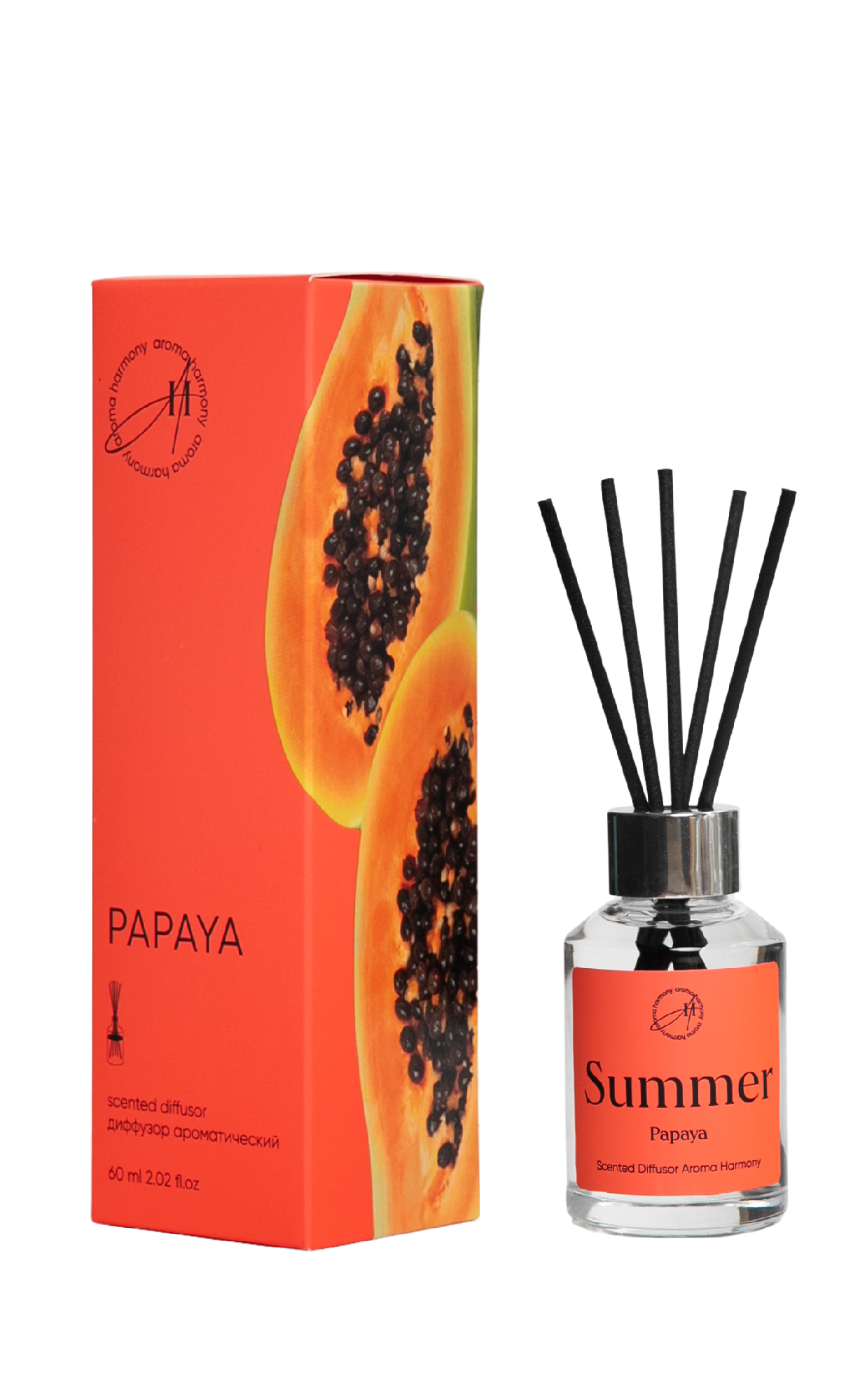Изображение товара Диффузор ароматический Aroma Harmony  "Papaya". "Папайя" , 60 мл
