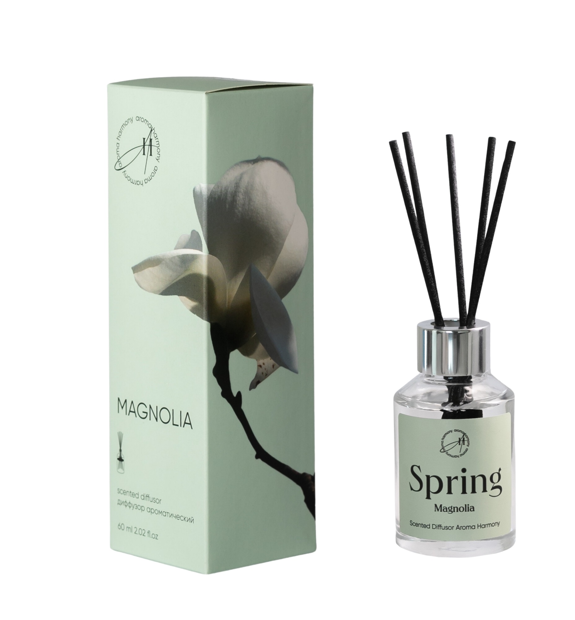 Изображение товара Ароматический диффузор Magnolia 60 мл Aroma Harmony для дома и офиса
