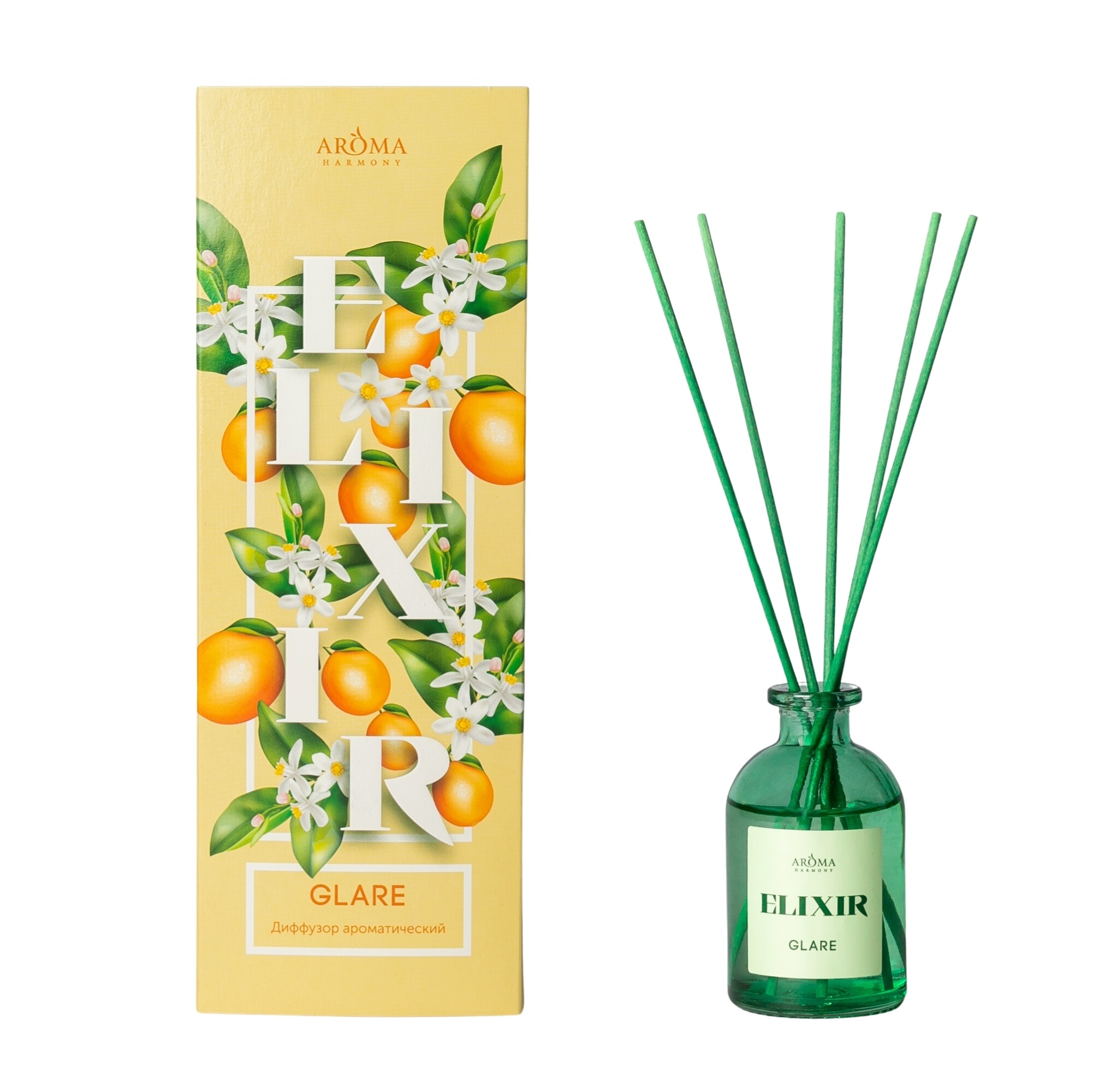Изображение товара Диффузор ароматический Aroma Harmony Elixir Glare 50 мл фруктовые ноты свежий дизайн