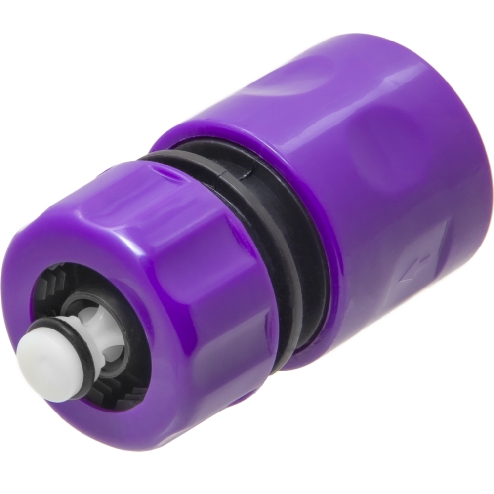 Изображение товара Соединитель для шланга с аквастопом MasterProf  1/2" ДС.070886