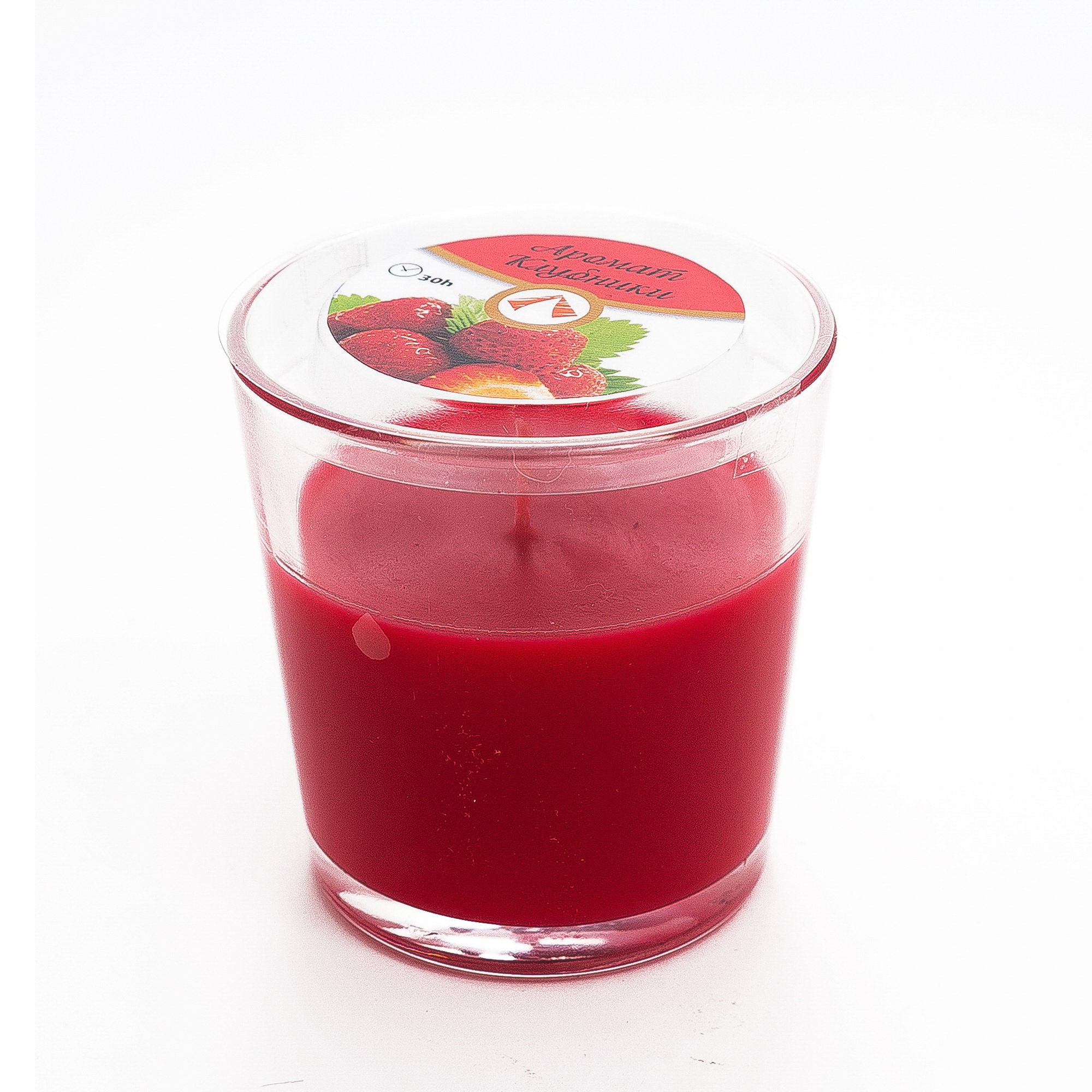 Изображение товара Свеча аромат. в стакане Клубника