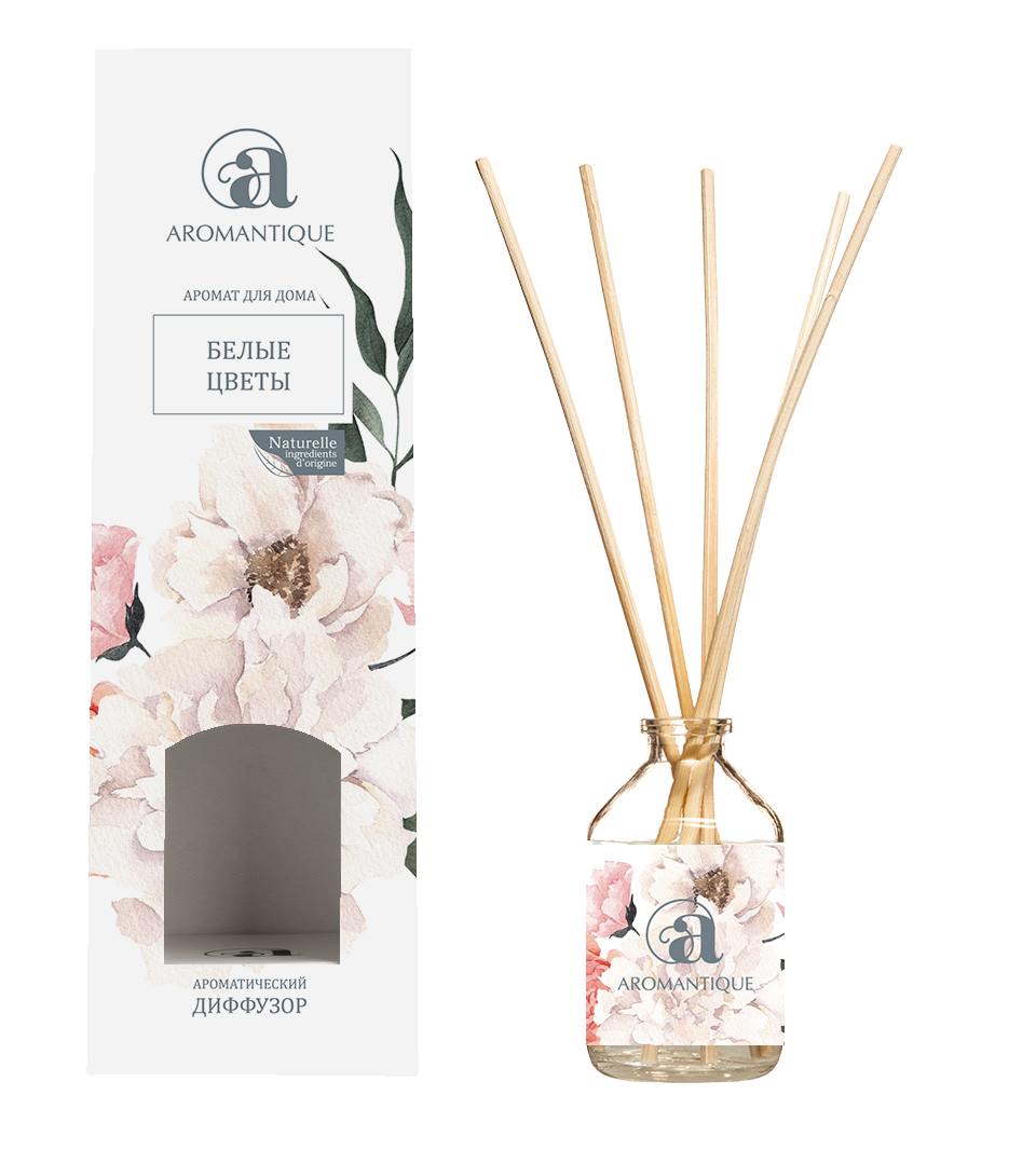 Изображение товара Диффузор ароматический Aromantique. "Белые цветы", 50 мл