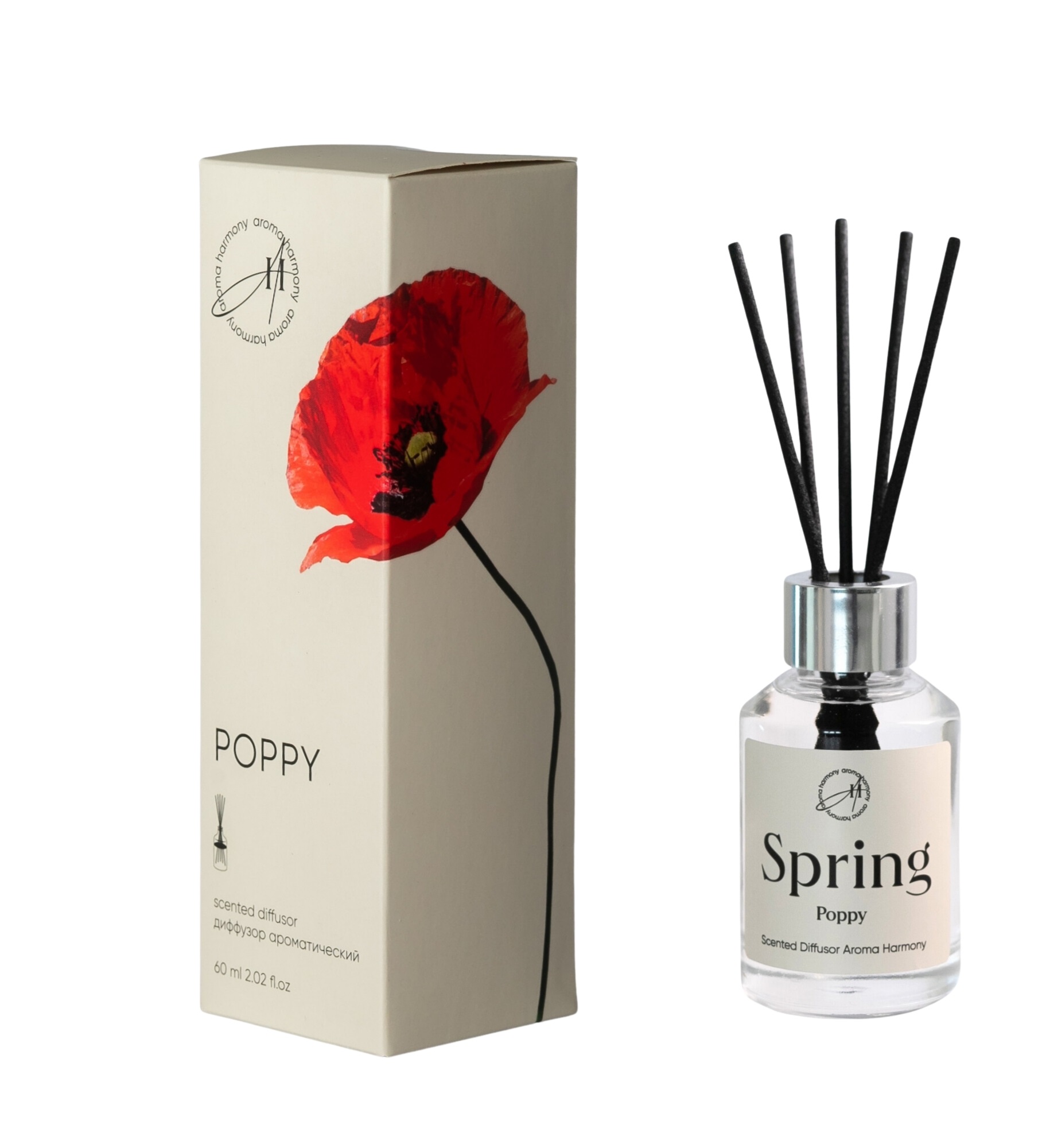 Изображение товара Диффузор ароматический Aroma Harmony "Poppy". "Мак", 60 мл