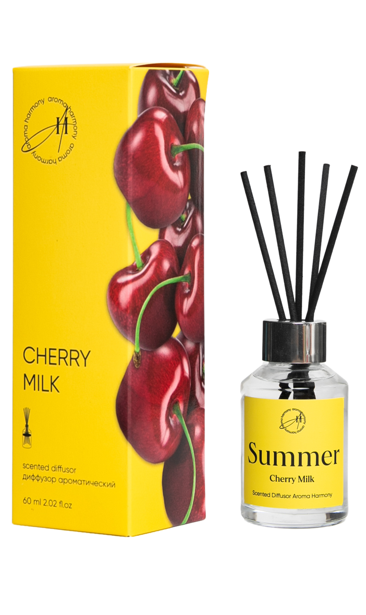 Изображение товара Диффузор ароматический Aroma Harmony Вишня и Молоко 60 мл