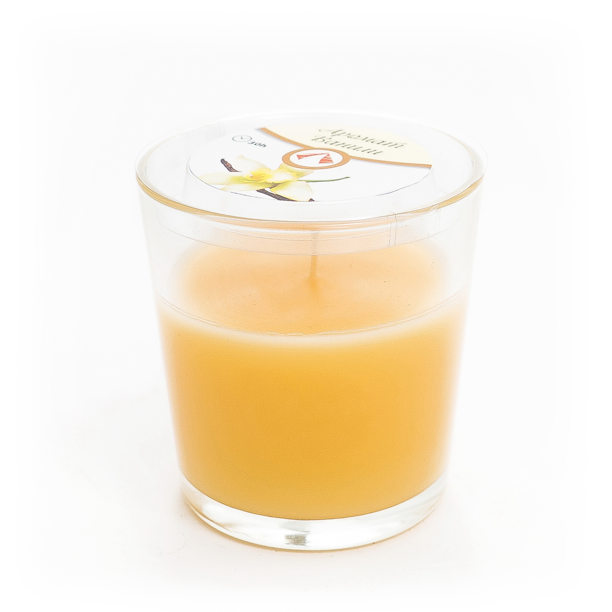 Изображение товара Ароматическая свеча в стакане с ванилью для уютной атмосферы