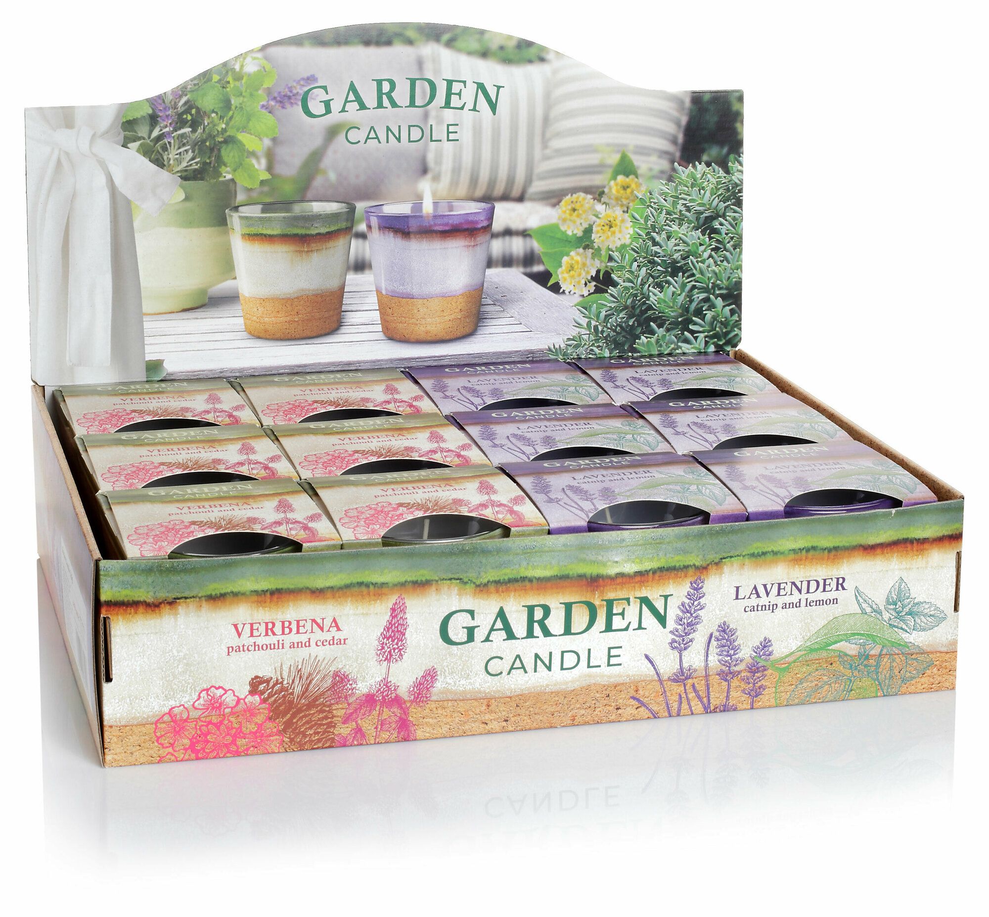 Изображение товара Ароматическая свеча в стакане Garden Candle 115 гр для сада и отдыха