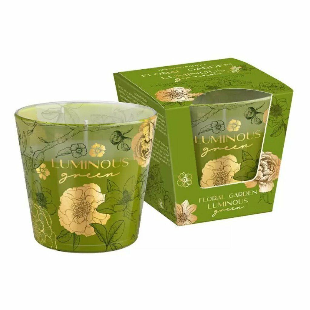 Изображение товара Ароматизированная свеча Цветочный сад 115 гр Bartek candles с продолжительностью 30 часов