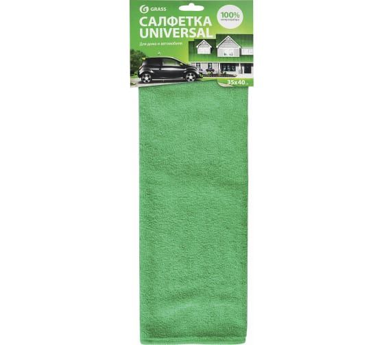 Изображение товара Салфетка микрофибра универсальная Grass 35х40 см