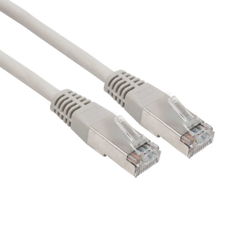 Изображение товара Патч-корд REXANT F/UTP CAT 6 RJ45-RJ45 2 м серый – профессиональный сетевой кабель