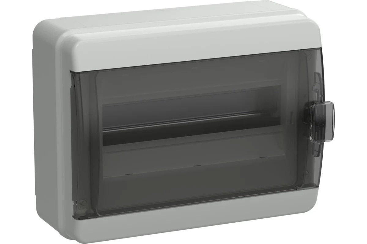 Изображение товара Пластиковый корпус IEK TEKFOR КМПн-12 IP65 с прозрачной дверцей