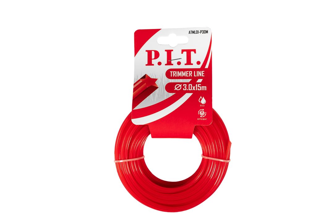 Изображение товара Леска для триммера P.I.T. звезда 15 м 3,0 мм ATML01-P30M