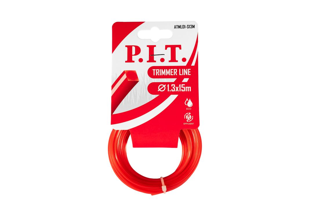 Изображение товара Леска для триммера P.I.T. квадрат 15 м 1,3 мм ATML01-S13M