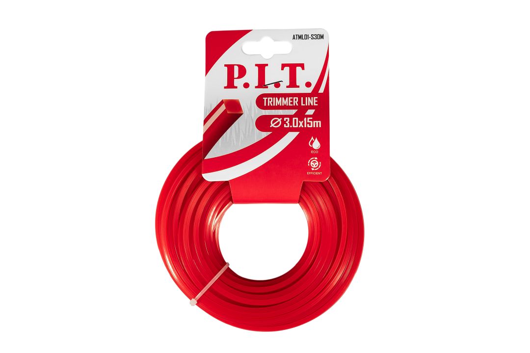 Изображение товара Леска для триммера P.I.T. квадрат 15 м 3,0 мм ATML01-S30M