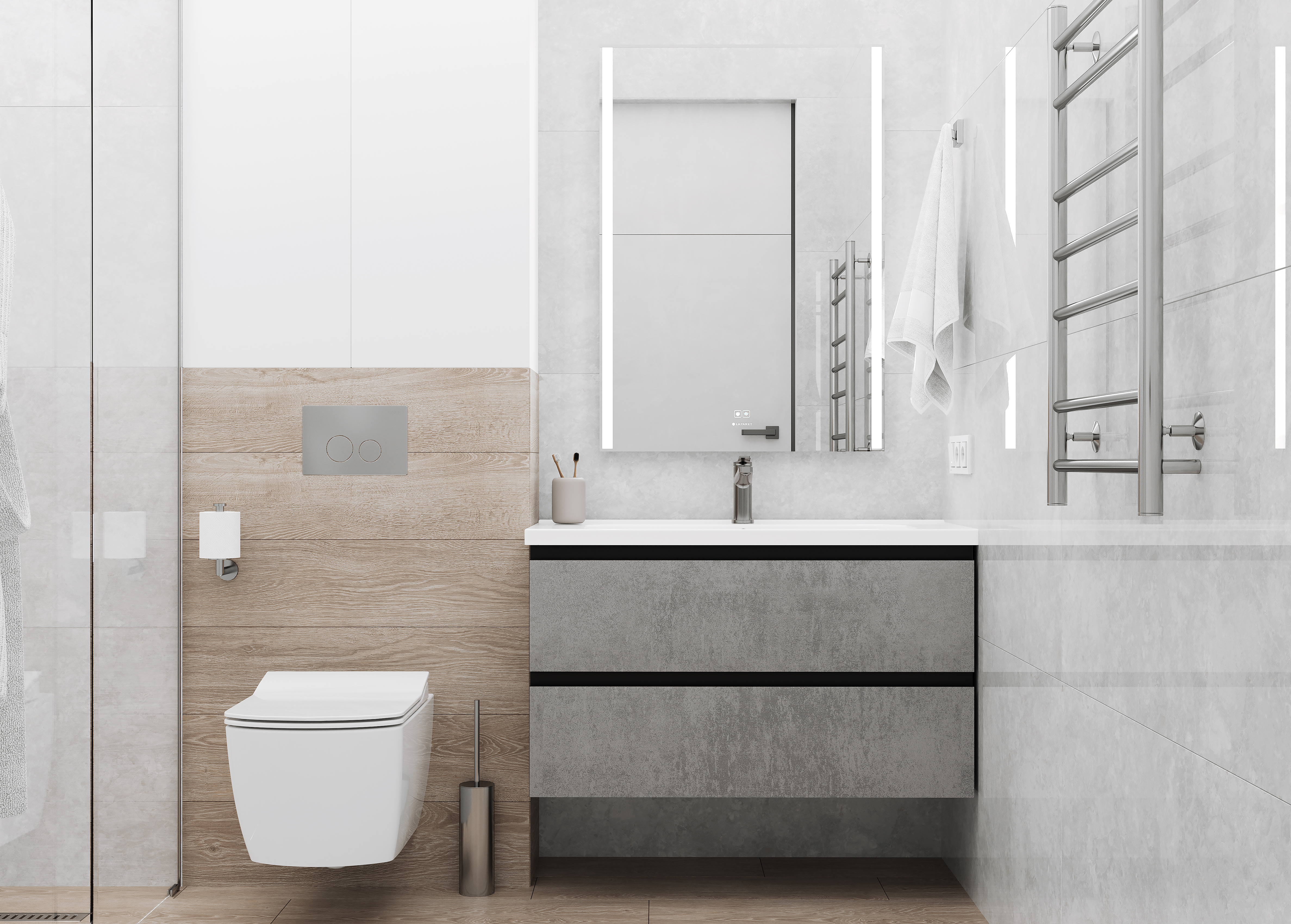 Изображение товара Керамогранит Ceradim Ocean Fairy 60x120 см для стен и пола, имитация мрамора