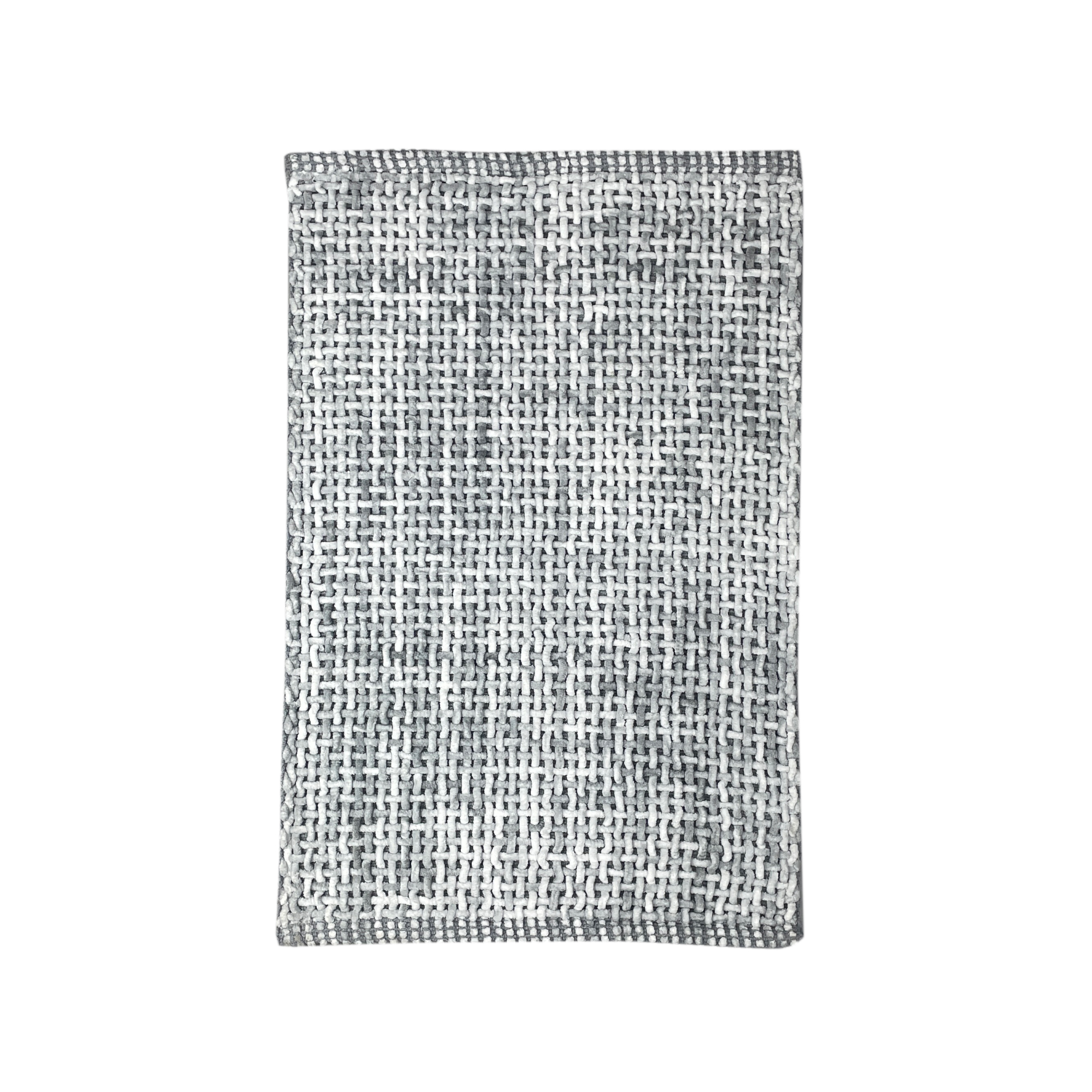 Изображение товара Коврик для ванной комнаты хлопковый WAVY серый 50х80 см Textильный антискользящий