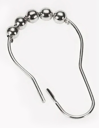 Изображение товара Металлические кольца с шариками для штор 12 шт. Fora – прочные и стильные аксессуары