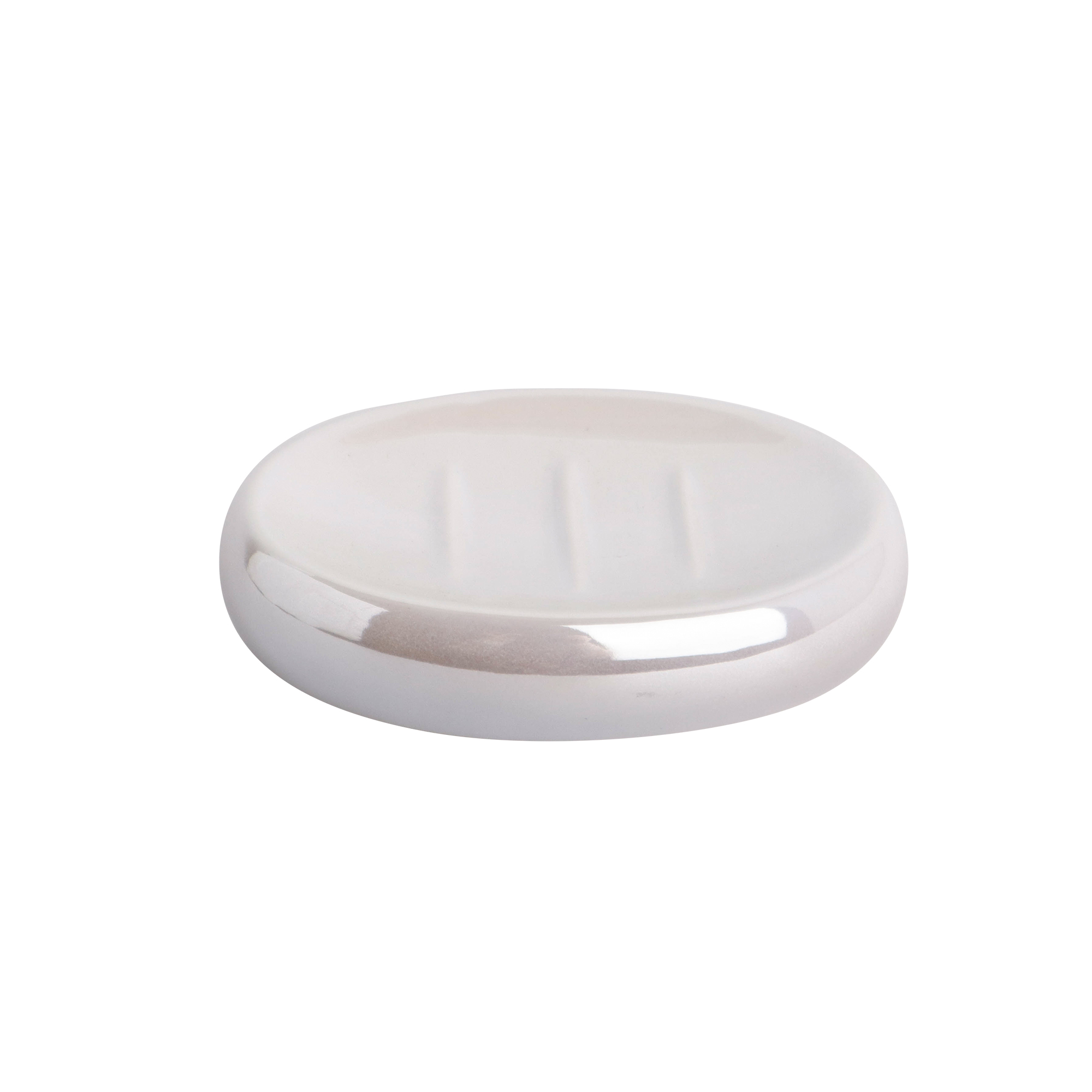 Изображение товара Мыльница настольная MORNING керамика белая стильный дизайн для ванной комнаты