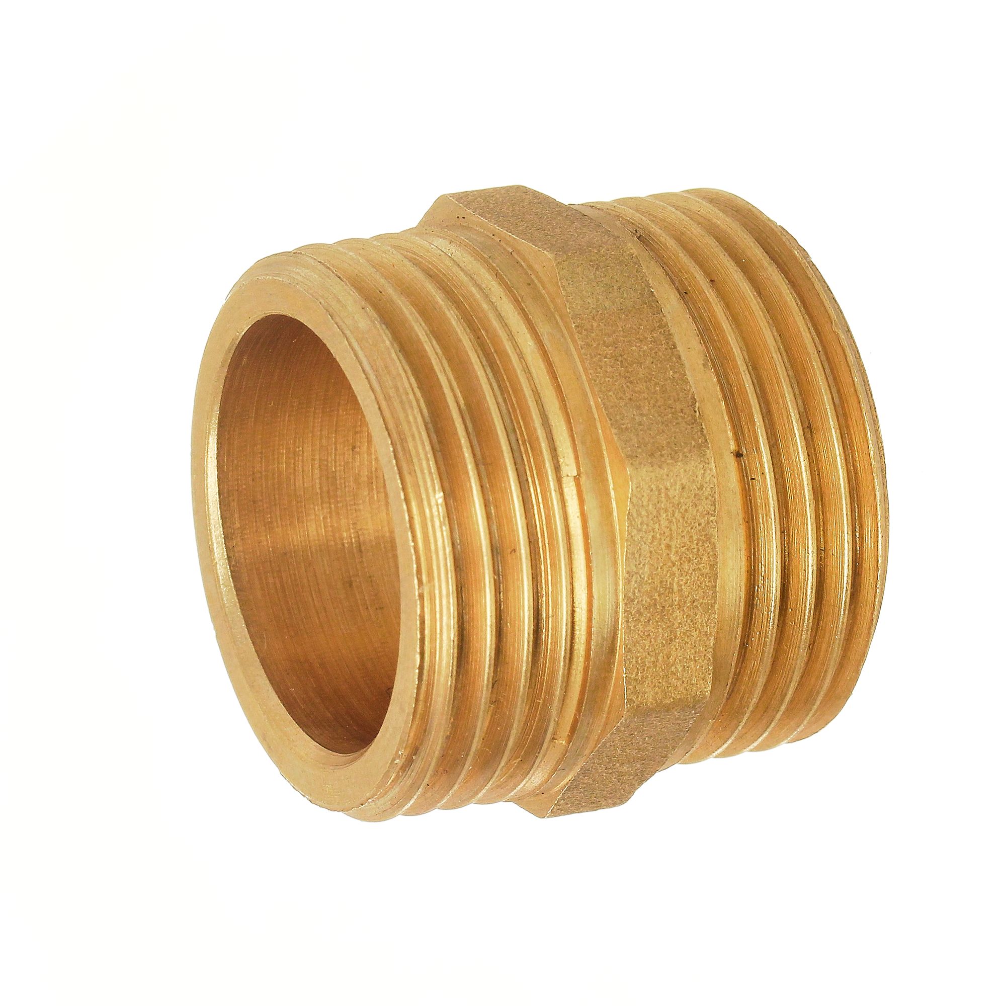 Изображение товара Ниппель двойной БАЗ 3/4-3/4 нар.нар. латунный, для трубопроводов