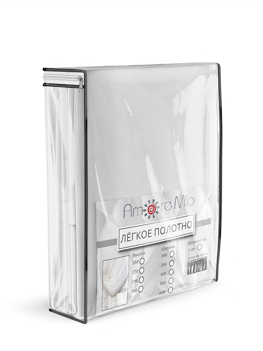 Изображение товара Тюль 500*260см  Amore Mio, Однотонная вуаль Шампань с утяжелителем