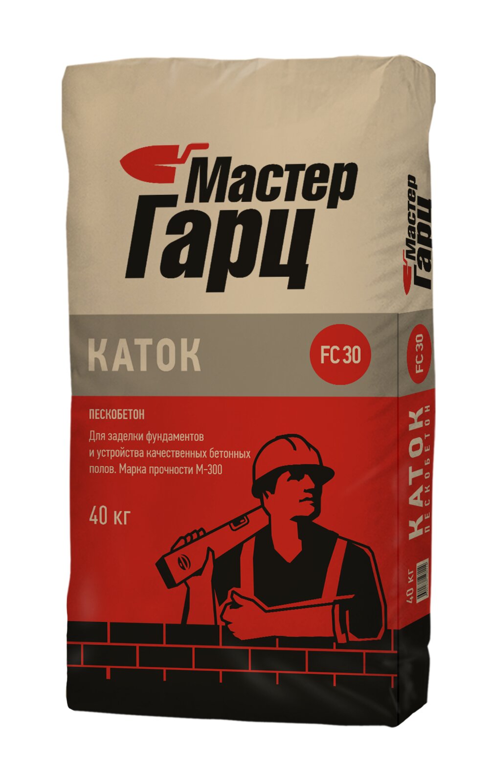 Пескобетон Мастер Гарц Пескобетон Мастер Гарц КАТОК FC30, 40 кг