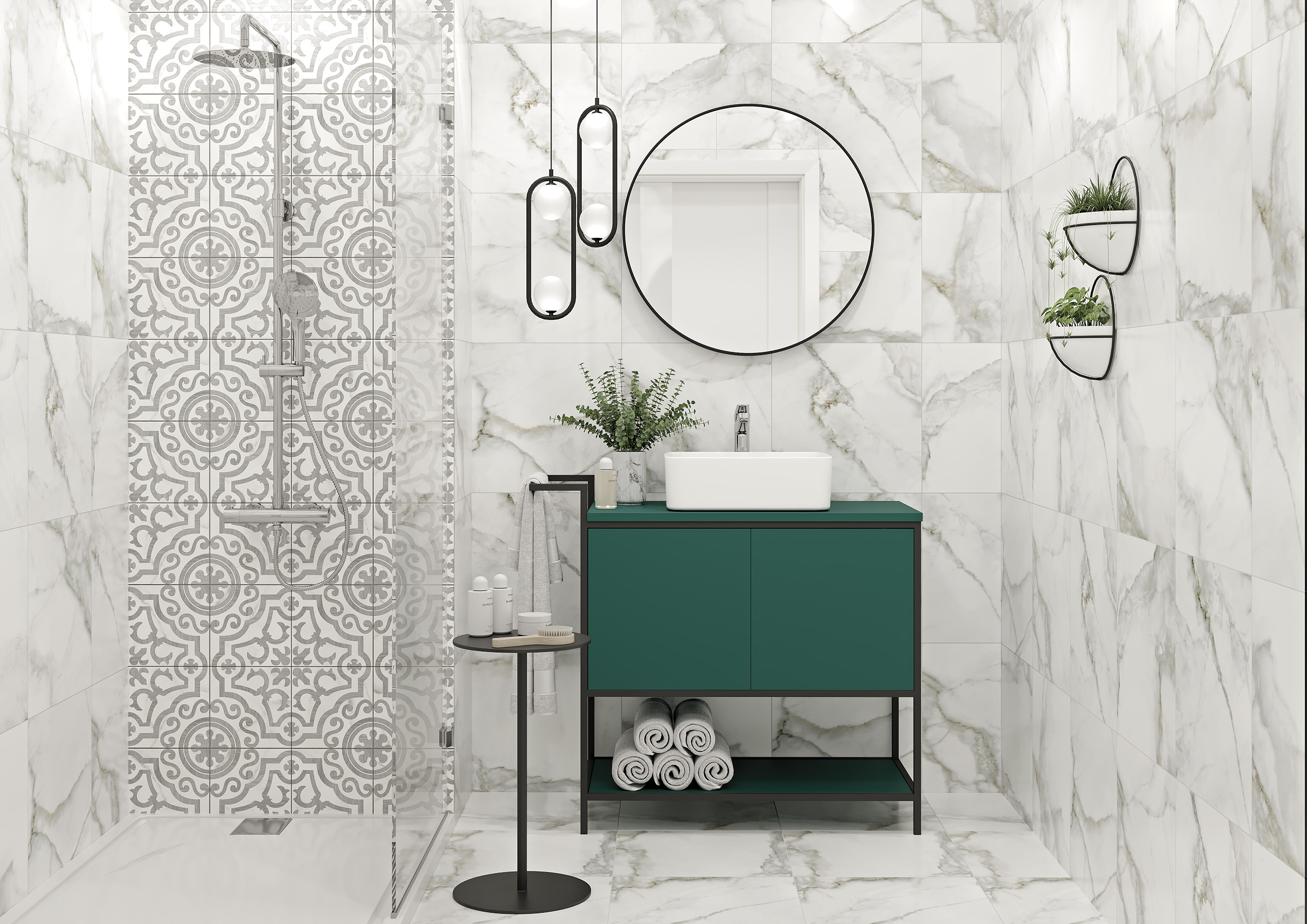 Изображение товара Керамогранит Cersanit Siena белый 42X42 см 1,587 м² морозостойкий для внутренних и внешних работ