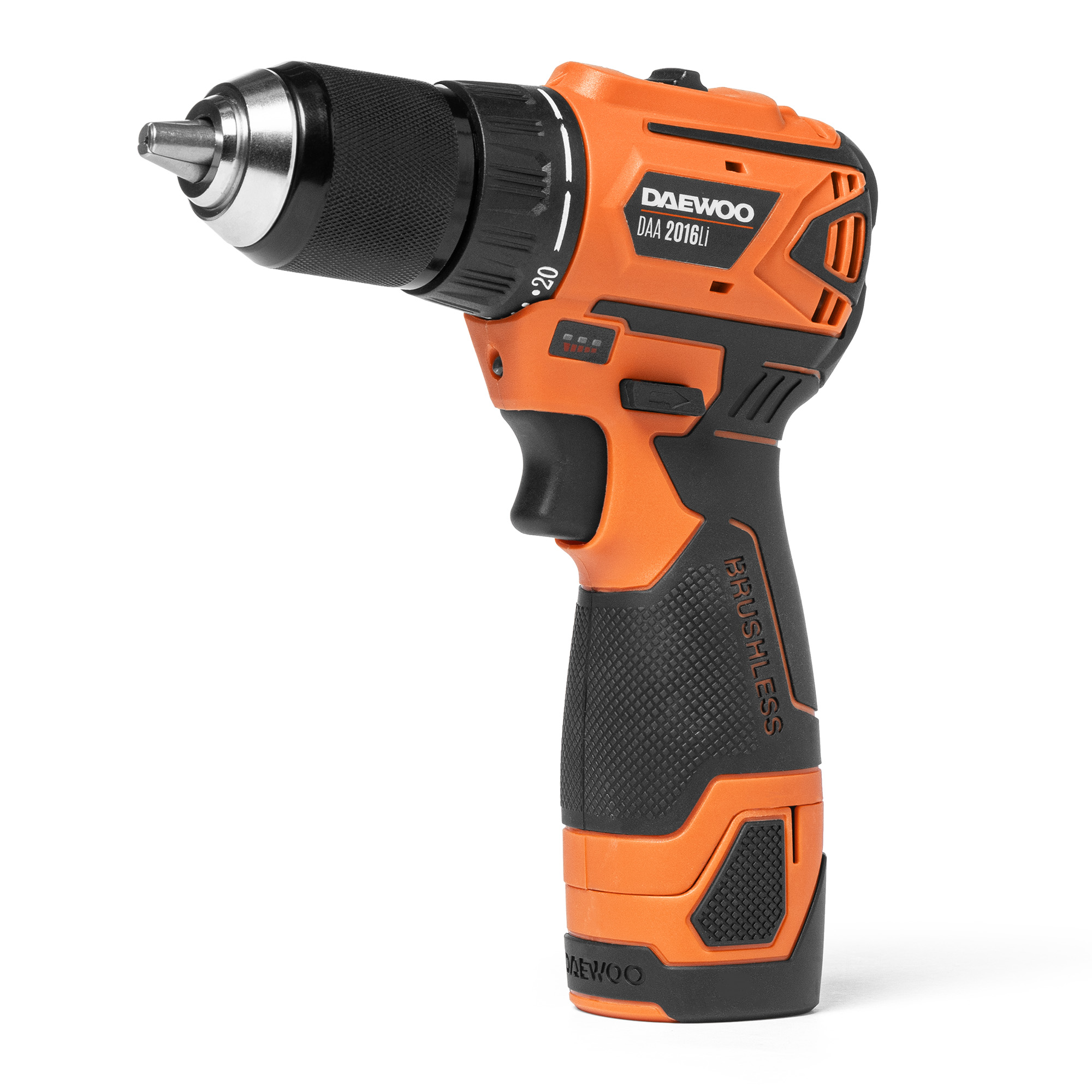 Изображение товара Дрель-шуруповерт аккумуляторная DAEWOO DAA 2016Li SET 16В 2,5 Ач 2 АКБ и ЗУ